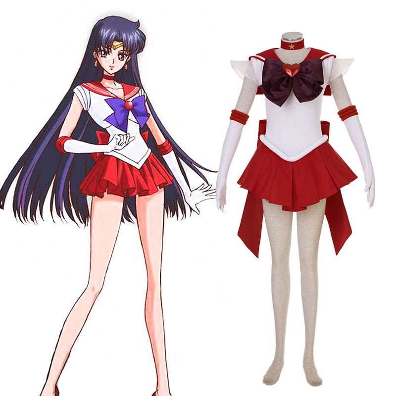 Disfraces Sailor Moon Hino Rei 3 Cosplay España Tiendas