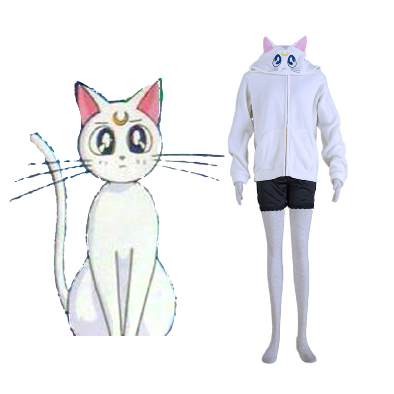 Disfraces Sailor Moon White Cat Artemis Cosplay España Tiendas