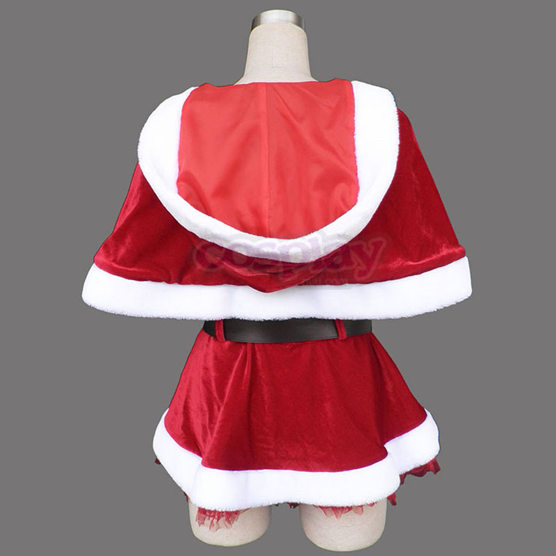 Disfraces Rojo Navidad vestidos de señora 5 Cosplay España Tiendas