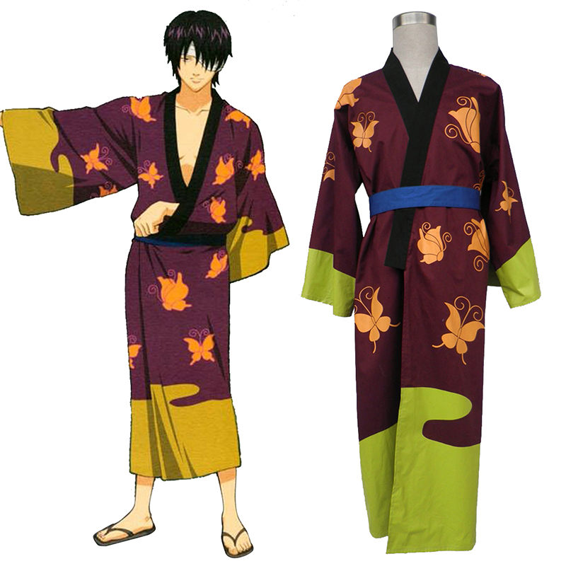 Disfraces Gin Tama Takasugi Shinsuke 1 Kimono Cosplay España Tiendas