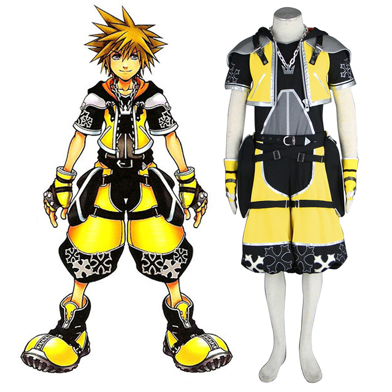 Disfraces Kingdom Hearts Sora 3 Yellow Cosplay España Tiendas