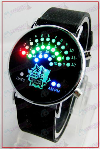 Coloridos relojes LED del ventilador coreano - Conan 15 aniversario
