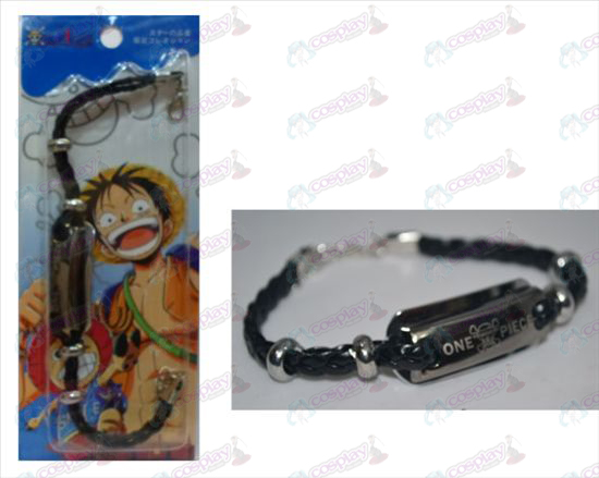 One Piece Accesorios pulsera de cuero Shuangpai