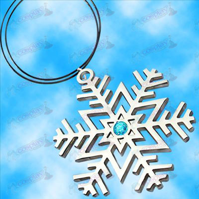 Hatsune snowflake símbolo de collar (Blue Diamond)