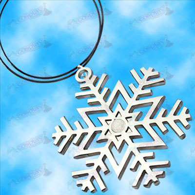 Hatsune snowflake símbolo de collar (diamantes blancos)