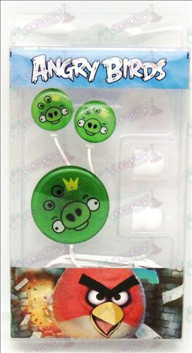 Epoxy auricular (Angry Birds verde Cerdo Accesorios)