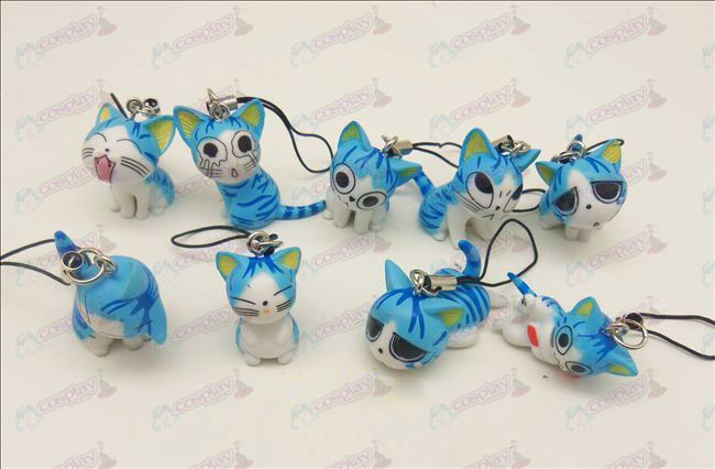 9 Sweet Cat Accesorios Toy Machine Correa (azul)