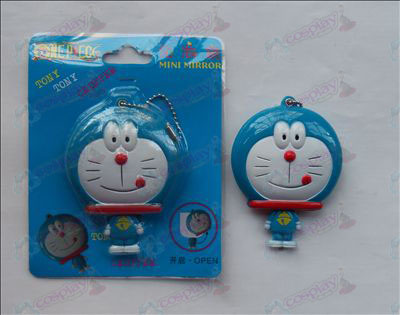 Doraemon lengua lamiendo espejo