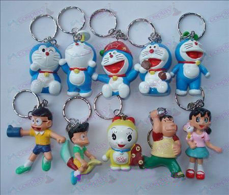 10 Doraemon muñeca llavero