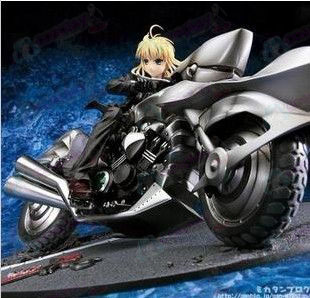 Fate/zero-Saber- Sebastian traje moto motocicleta +