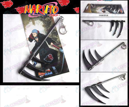 Naruto mosca pistola hebilla color cuchillo párrafo 16CM