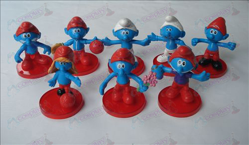 8 modelos The Smurfs Accesorios cuna muñeca