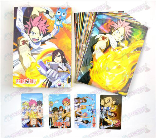 Fairy Tail Accesorios Tarjetas Postales + Card A