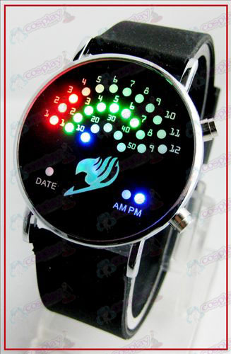 Colorido ventilador relojes coreanos LED - Fairy Tail Accesorios