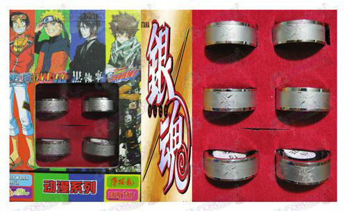 Gin Tama Accesorios Frosted Ring (6 / set)