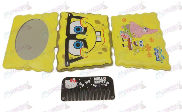 SpongeBob SquarePants Accesorios Espejo + peine (B)