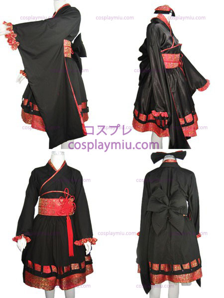 Gothic Lolita Japanese SD black Trajes Cosplay