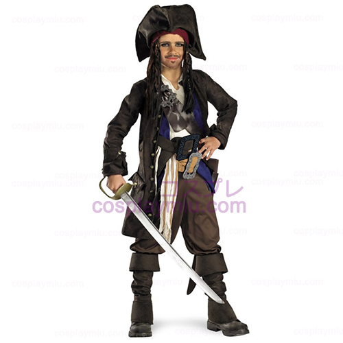 Pirates of the Caribbean - Captain Jack Sparrow Prestige Child Disfraces