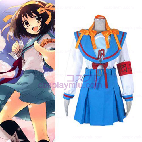 Haruhi Suzumiya Girl's Uniform Asahina Mikuru Trajes Cosplay