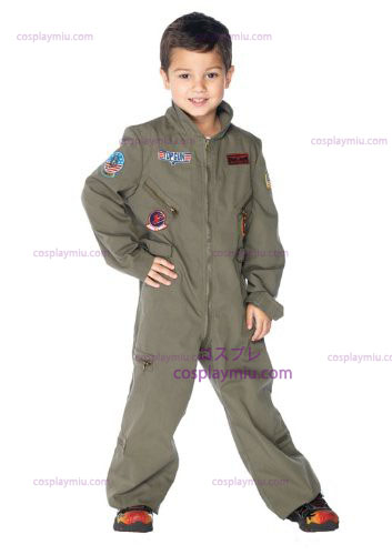 Top Gun Flight Suit Kids Disfraces