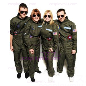 Top Gun Disfraces Party Flight Suit