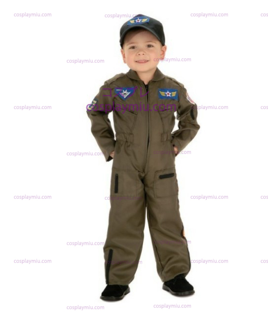 Kid Air Force Fighter Pilot Top Gun Disfraces de Halloween
