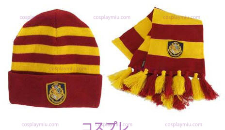 Harry Potter Hogwart's Knit Tiene And Scarf Set