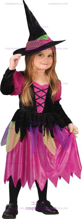 Rainbow Witch Toddler Disfraces