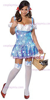 Secret Wishes Wizard Of Oz Sparkle Dorothy Adult Disfraces