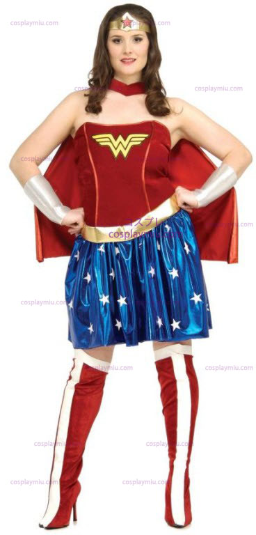 Wonder Woman Plus Size Adult Disfraces