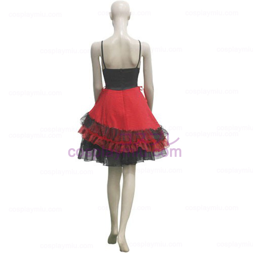 Red and Negro Gallus Girl Trajes Cosplay