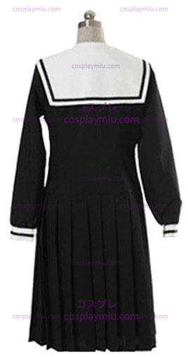 Negro Long Sleeves Vestidos School Uniform