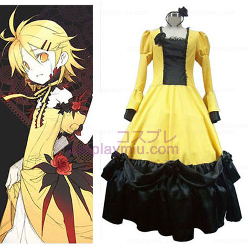 Vocaloid Rin Kagamine Yellow Halloween Trajes Cosplay