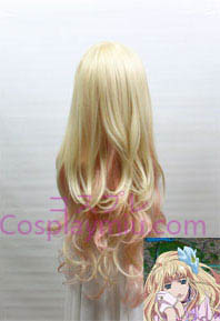 Macross Sheryl Nome colorida peluca de Cosplay