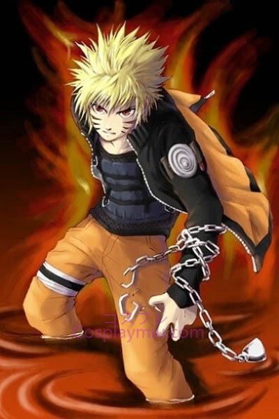 Naruto Uzumaki Naruto cosplay peluca corta