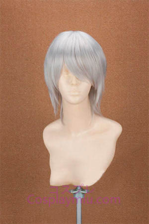 Bleach Ichimaru Gin Silver corto cosplay peluca