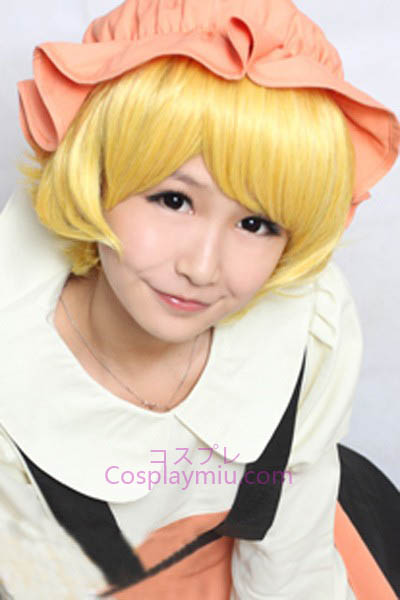 Touhou Project Aki Minoriko lindo Rubita Bottom cosplay peluca
