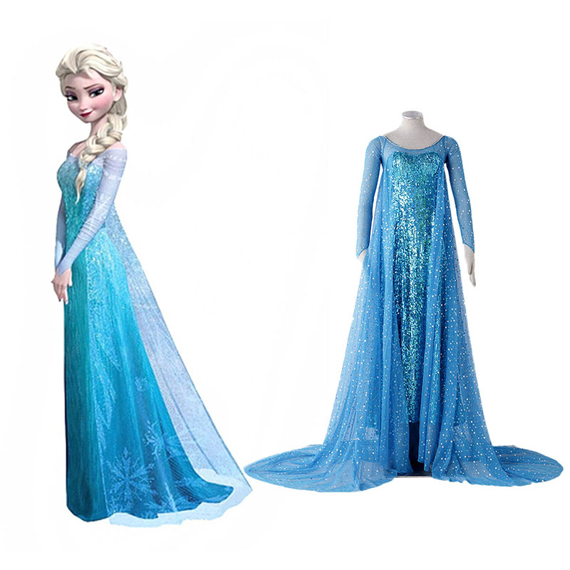Disfraces Frozen Elsa 1 Azul Cosplay España Tiendas