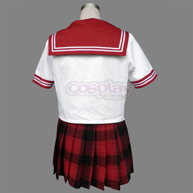 Disfraces Sailor Uniformes 6 Rojo Grid Cosplay España Tiendas