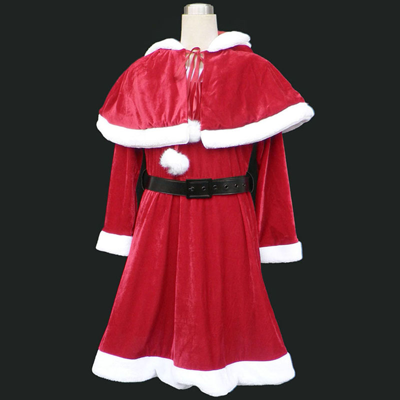 Disfraces Navidad vestidos de señora 9 Rojo Cosplay España Tiendas
