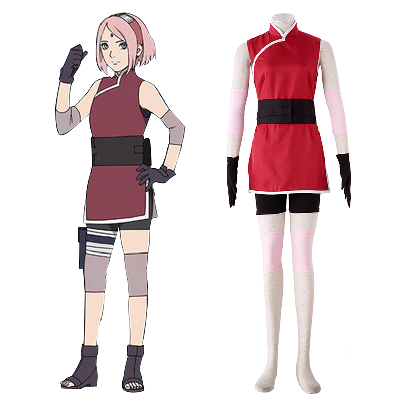 Disfraces Naruto Sakura Haruno 3 Cosplay España Tiendas