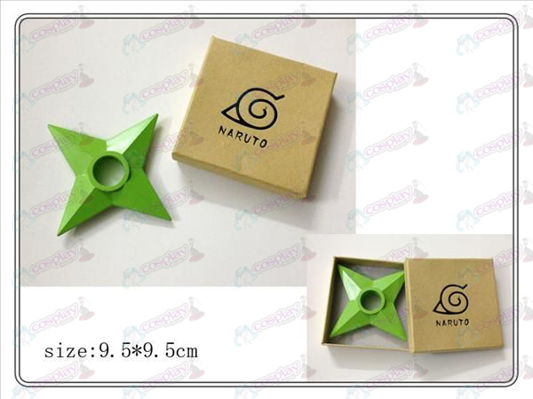 Naruto clásicos manos en caja (verde) plástico