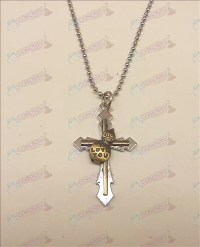 Naruto calabaza collar con una cruz (caja)