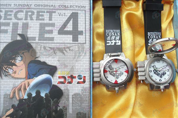 14to Aniversario de la caja de regalo DMB reloj láser Conan (plata)