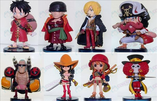 77 en representación de ocho piratas muñeca base de 8 cm