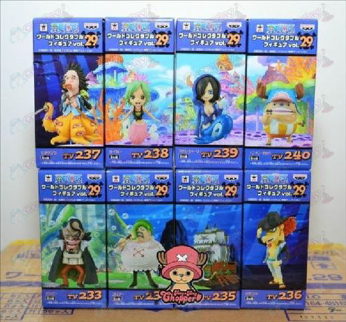76 en representación de ocho One Piece Accesorios Doll (caja)