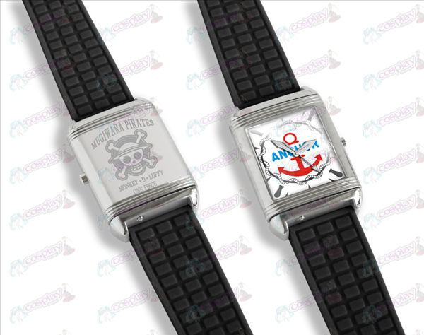 Dual relojes literalmente flip (Luffy)
