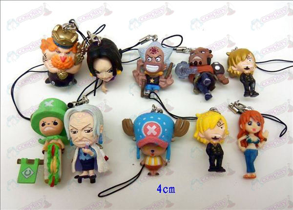 10 One Piece Accesorios Toy Machine Cuerda