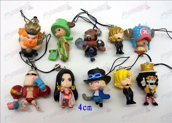 10 One Piece Accesorios Doll cuerda de la máquina (Frankie)