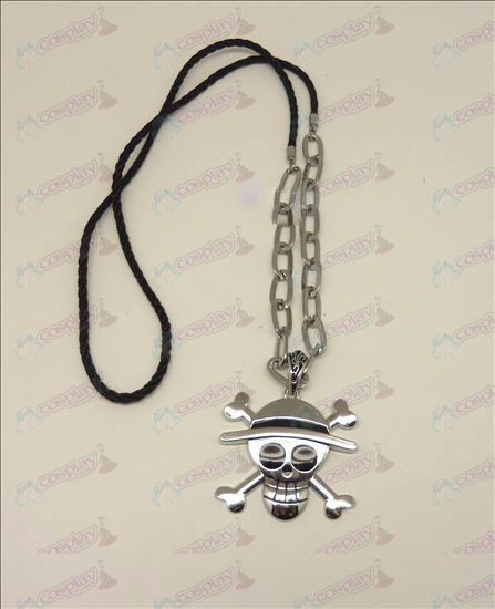 Hecho pieza Accesorios logotipo punky largo collar (plata)